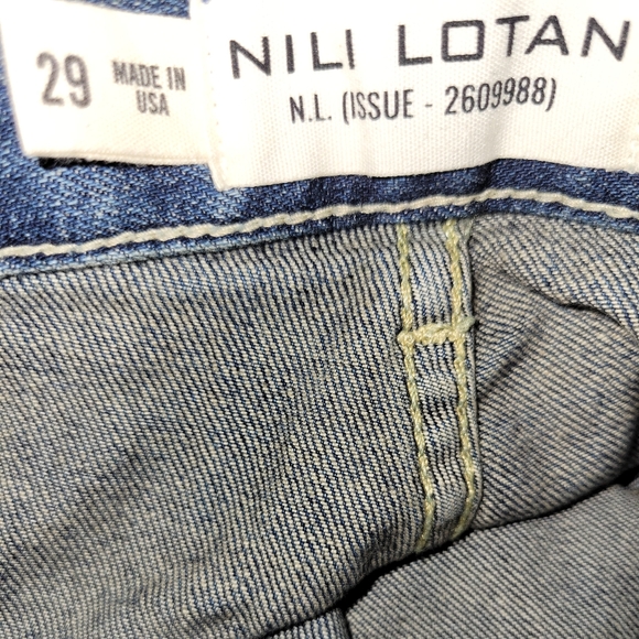 Nili lotan emerson jean 29 classic wash barrel crop nwt - Picture 10 of 11